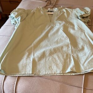 Stylish Light Green Women's Blouse